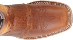 Double H Boots: Men's DH4400 Brown 12" Mickey ICE Roper Domestic Wide Square Toe Cowboy Boot -BootHaven Store dh4400 500xauto top