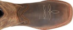 Double H Boots: Men's DH5241 Brown Square Composite Toe 12" Elijah Workflex MAX Cowboy Boot -BootHaven Store dh5241 500xauto top