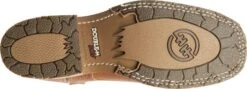 Double H Boots: Men's DH5400 Brown Square Steel Toe ICE Roper 13" Pull On Cowboy Boot -BootHaven Store dh5400 500xauto outsole