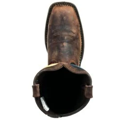 Durango Boots: Men's Steel Toe DB021 EH Texas Flag Cowboy Boots -BootHaven Store durango db 021 t 01