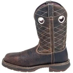 Durango Boots: Men's DB4354 Composite Toe EH Brown Cowboy Work Boots -BootHaven Store durango db4354 i 01