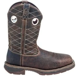Durango Boots: Men's DB4354 Composite Toe EH Brown Cowboy Work Boots -BootHaven Store durango db4354 o 01