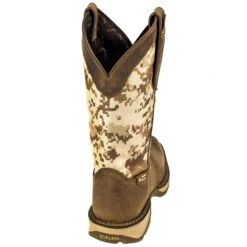 Durango Boots: Men's Desert Camo DDB0166 Rebel Western Pull-On Boots -BootHaven Store durango ddb0166 b 01