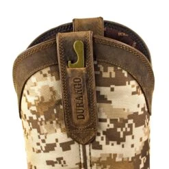 Durango Boots: Men's Desert Camo DDB0166 Rebel Western Pull-On Boots -BootHaven Store durango ddb0166 d1 01