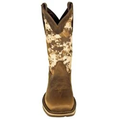 Durango Boots: Men's Desert Camo DDB0166 Rebel Western Pull-On Boots -BootHaven Store durango ddb0166 f 01