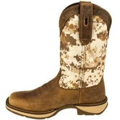 Durango Boots: Men's Desert Camo DDB0166 Rebel Western Pull-On Boots -BootHaven Store durango ddb0166 i 01