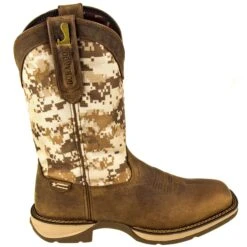 Durango Boots: Men's Desert Camo DDB0166 Rebel Western Pull-On Boots -BootHaven Store durango ddb0166 o 01