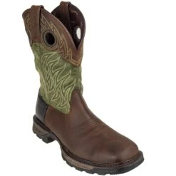 Durango Boots: Men's Brown/Green DDB0177 Maverick XP Waterproof Boots -BootHaven Store durango ddb0177 1