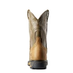 Ariat Boots: Men's 10008633 Waterproof Brown Pull-On Workhog Cowboy Boots 9 Ariat Boots: Men's 10008633 Waterproof Brown Pull-On Workhog Cowboy Boots -BootHaven Store f11 mns work couto 10008633 heel