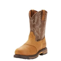 Ariat 10001191 Men's Composite Toe Workhog Cowboy Boots -BootHaven Store f18 mns workhog pullon ct simmons 10001191 front