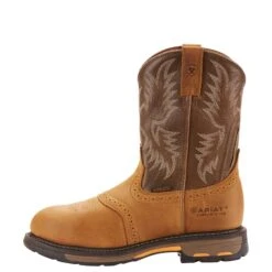 Ariat 10001191 Men's Composite Toe Workhog Cowboy Boots -BootHaven Store f18 mns workhog pullon ct simmons 10001191 side