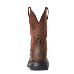 Ariat Boots: Men's 10033991 Dark Brown Big Rig Waterproof Work Boot -BootHaven Store f20 mns work 10033991 heel