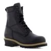 Frye Boots: Men's FR40201 Black Steel Toe 8" Waterproof Logger Work Boot 2 Frye Boots: Men's FR40201 Black Steel Toe 8" Waterproof Logger Work Boot -BootHaven Store fr40201 01edit