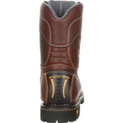 Georgia Boots: Men's Brown GB00238 Composite Toe Waterproof AMP Logger Low Heel Boots -BootHaven Store gb00238 4 large