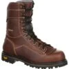 Georgia Boots: Men's Brown GB00238 Composite Toe Waterproof AMP Logger Low Heel Boots -BootHaven Store gb00238 large