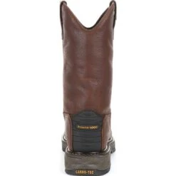 Georgia Boots: Men's GB00308 Brown EH Carbo-Tec LT Pull On Waterproof Boots 11 Georgia Boots: Men's GB00308 Brown EH Carbo-Tec LT Pull On Waterproof Boots -BootHaven Store gb00308 4 large