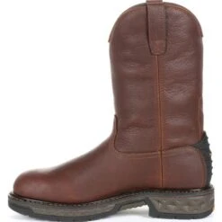 Georgia Boots: Men's GB00308 Brown EH Carbo-Tec LT Pull On Waterproof Boots 10 Georgia Boots: Men's GB00308 Brown EH Carbo-Tec LT Pull On Waterproof Boots -BootHaven Store gb00308 5 large
