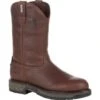 Georgia Boots: Men's GB00308 Brown EH Carbo-Tec LT Pull On Waterproof Boots -BootHaven Store gb00308 large