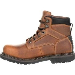 Georgia Boots: Men's GB00316 Brown Waterproof Georgia Giant Revamp Boots -BootHaven Store gb00316 5 large