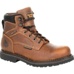 Georgia Boots: Men's GB00316 Brown Waterproof Georgia Giant Revamp Boots