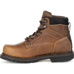 Georgia Boots: Men's GB00322 Steel Toe Internal Met-Guard Waterproof Georgia Giant Revamp Work Boots -BootHaven Store gb00322 5 large