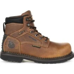 Georgia Boots: Men's GB00322 Steel Toe Internal Met-Guard Waterproof Georgia Giant Revamp Work Boots