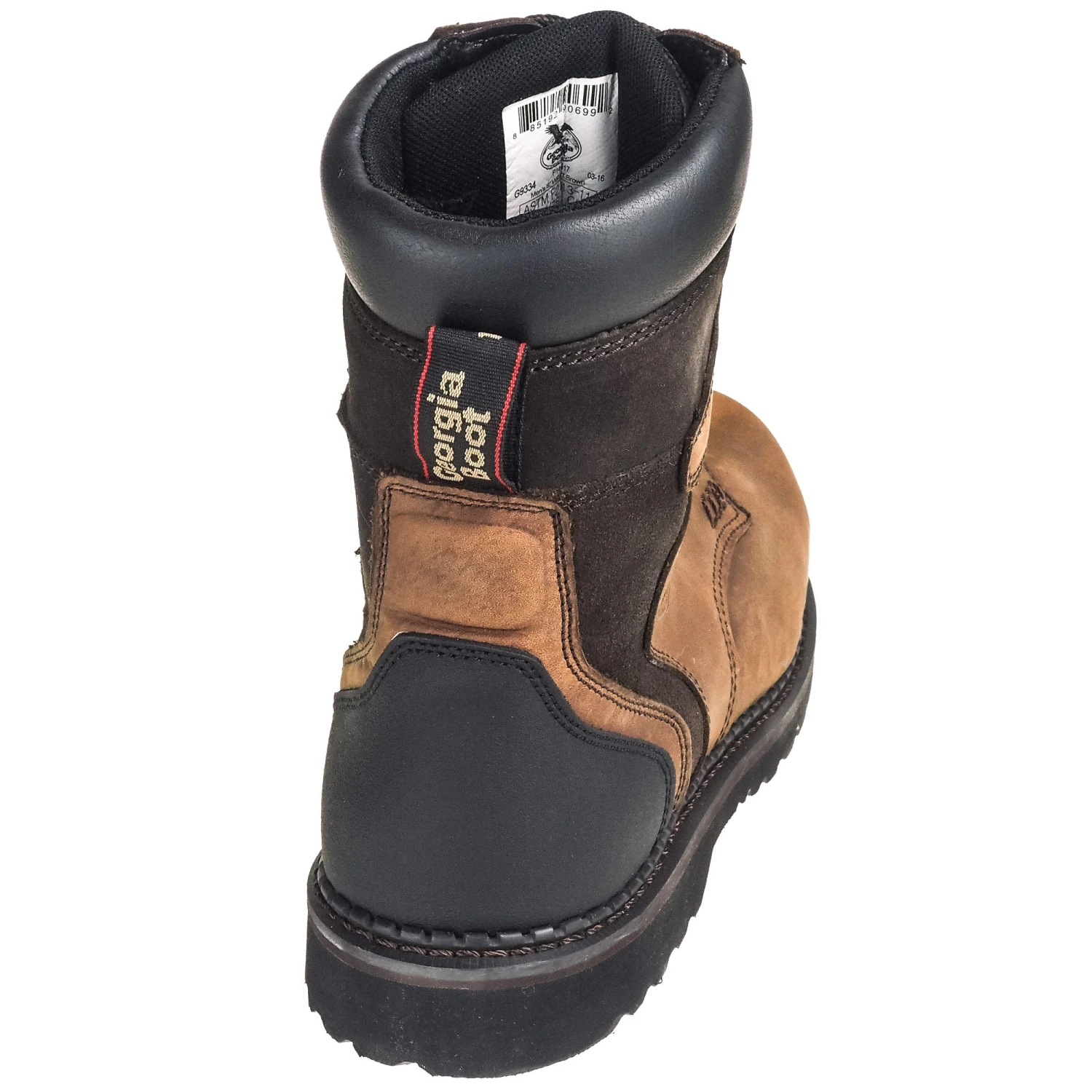 Georgia Boots: Waterproof Steel Toe EH G9334 Men's Dark Brown Brookville Work Boots 9 Georgia Boots: Waterproof Steel Toe EH G9334 Men's Dark Brown Brookville Work Boots - Image 7