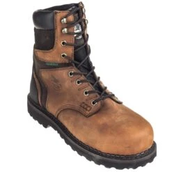 Georgia Boots: Waterproof Steel Toe EH G9334 Men's Dark Brown Brookville Work Boots 11 Georgia Boots: Waterproof Steel Toe EH G9334 Men's Dark Brown Brookville Work Boots -BootHaven Store georgia g9334 p 01