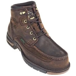 Georgia Boots: Waterproof Men's 6-Inch Brown G7403 Moc-Toe Athens Work Boots 11 Georgia Boots: Waterproof Men's 6-Inch Brown G7403 Moc-Toe Athens Work Boots -BootHaven Store georgia sg7403 p 01