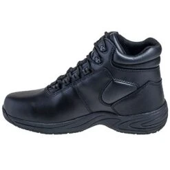 Grabbers Work Shoes: Men's G1240 Black Affixed Black Slip Resistant Work Boot -BootHaven Store graber g1240st i 01