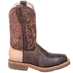 Double H Boots: Men's DH3567 Brown USA-Made Square Steel Toe EH Work Boots -BootHaven Store hh dh3567 o 01
