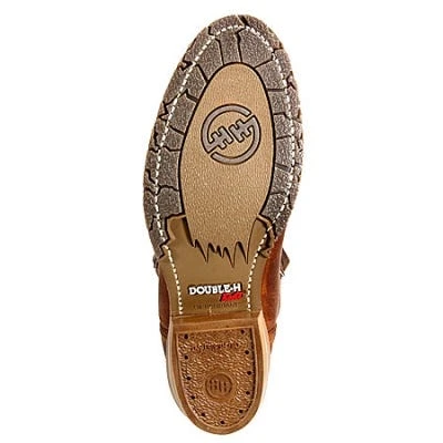 Double H Boots: Men's USA-Made DH1552 Brown Cowboy Boots 6 Double H Boots: Men's USA-Made DH1552 Brown Cowboy Boots - Image 4