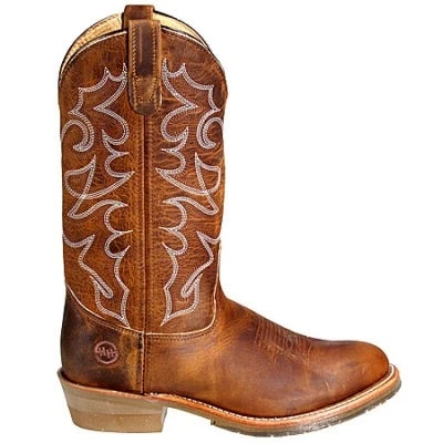 Double H Boots: Men's USA-Made DH1552 Brown Cowboy Boots 3 Double H Boots: Men's USA-Made DH1552 Brown Cowboy Boots