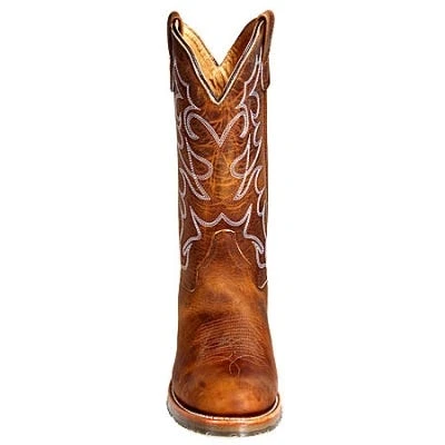 Double H Boots: Men's USA-Made DH1552 Brown Cowboy Boots 4 Double H Boots: Men's USA-Made DH1552 Brown Cowboy Boots - Image 2