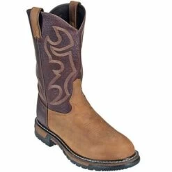 Rocky Boots: Men's Round Toe Slip-Resistant Cowboy Boots 2732 15 Rocky Boots: Men's Round Toe Slip-Resistant Cowboy Boots 2732 -BootHaven Store image 50651