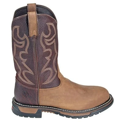 Rocky Boots: Men's Round Toe Slip-Resistant Cowboy Boots 2732 3 Rocky Boots: Men's Round Toe Slip-Resistant Cowboy Boots 2732