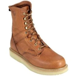 Georgia Boots: Men's G8342 Barracuda Gold EH Steel Toe Wedge Work Boots -BootHaven Store image 61046