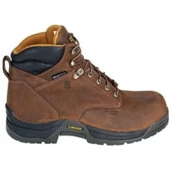 Carolina Boots: Men's Brown Waterproof CA5020 EH Leather Work Boots -BootHaven Store image 69959