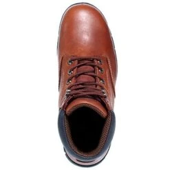 Wolverine Boots: Men's Brown 4906 Harrison Soft Toe Lace Up Work Boots -BootHaven Store image 76672