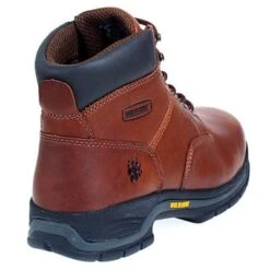 Wolverine Boots: Men's Brown 4906 Harrison Soft Toe Lace Up Work Boots -BootHaven Store image 76673