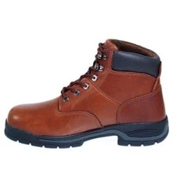 Wolverine Boots: Men's Brown 4906 Harrison Soft Toe Lace Up Work Boots -BootHaven Store image 76675