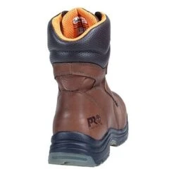 Timberland PRO Boots: Men's TiTAN 47019 Brown Waterproof Alloy Toe EH Boots -BootHaven Store image 82695