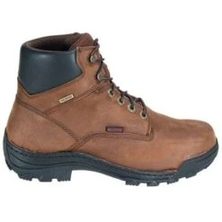 Wolverine Boots: Men's 5484 Durbin Waterproof Nubuck Brown Boots -BootHaven Store image 91485