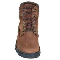 Wolverine Boots: Men's 5484 Durbin Waterproof Nubuck Brown Boots -BootHaven Store image 91486