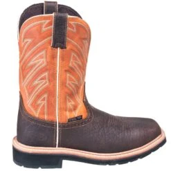 Justin Boots: Men's SE4561 Steel Toe EH Stampede Cowboy Work Boots 12 Justin Boots: Men's SE4561 Steel Toe EH Stampede Cowboy Work Boots -BootHaven Store justin 4561 090 o 01