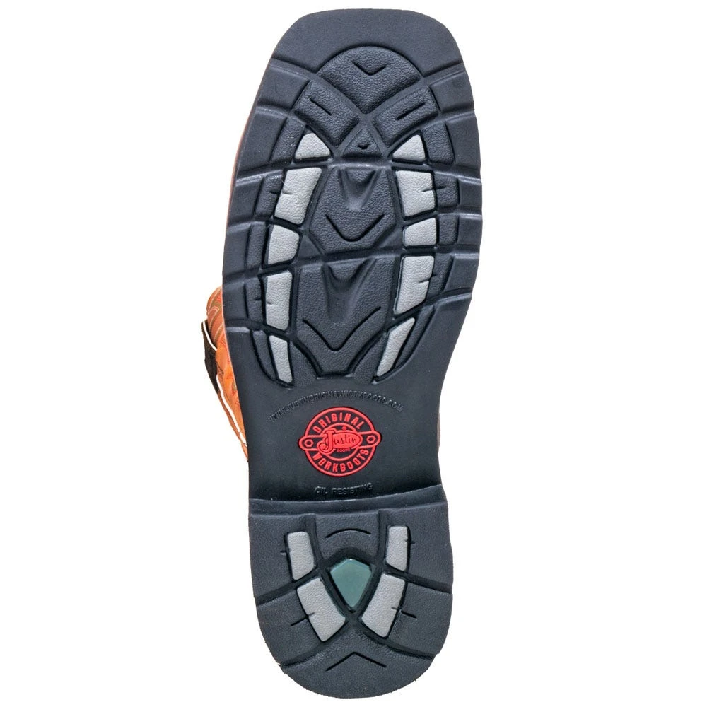 Justin Boots: Men's SE4561 Steel Toe EH Stampede Cowboy Work Boots 3 Justin Boots: Men's SE4561 Steel Toe EH Stampede Cowboy Work Boots