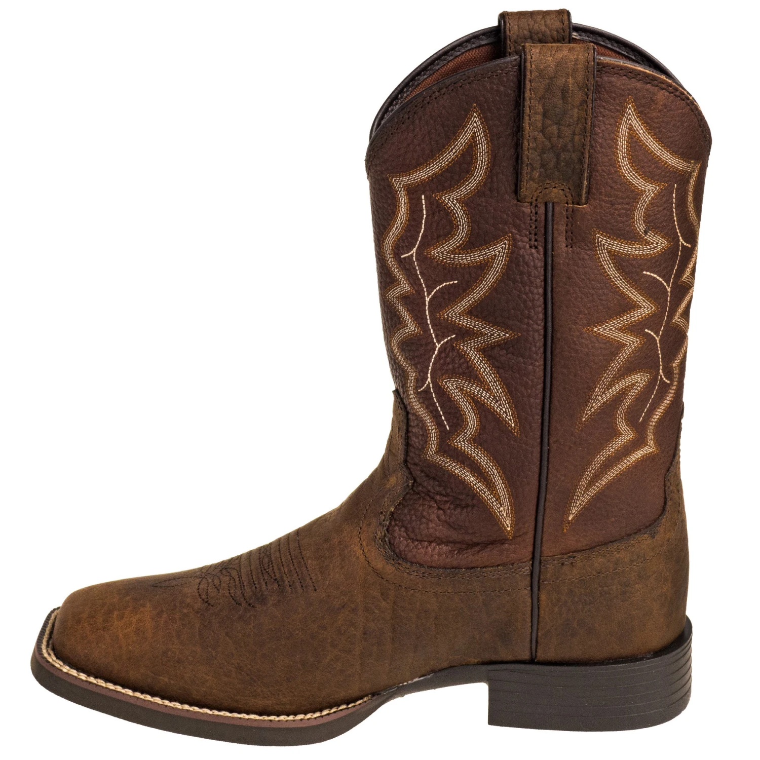 Justin Boots: Men's 7222 Dark Brown 11-Inch Chet Cowboy Boots 7 Justin Boots: Men's 7222 Dark Brown 11-Inch Chet Cowboy Boots - Image 5