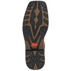 Justin Boots: Brown GR9050 Men's Waterproof George Strait Fireman Cowboy Boots