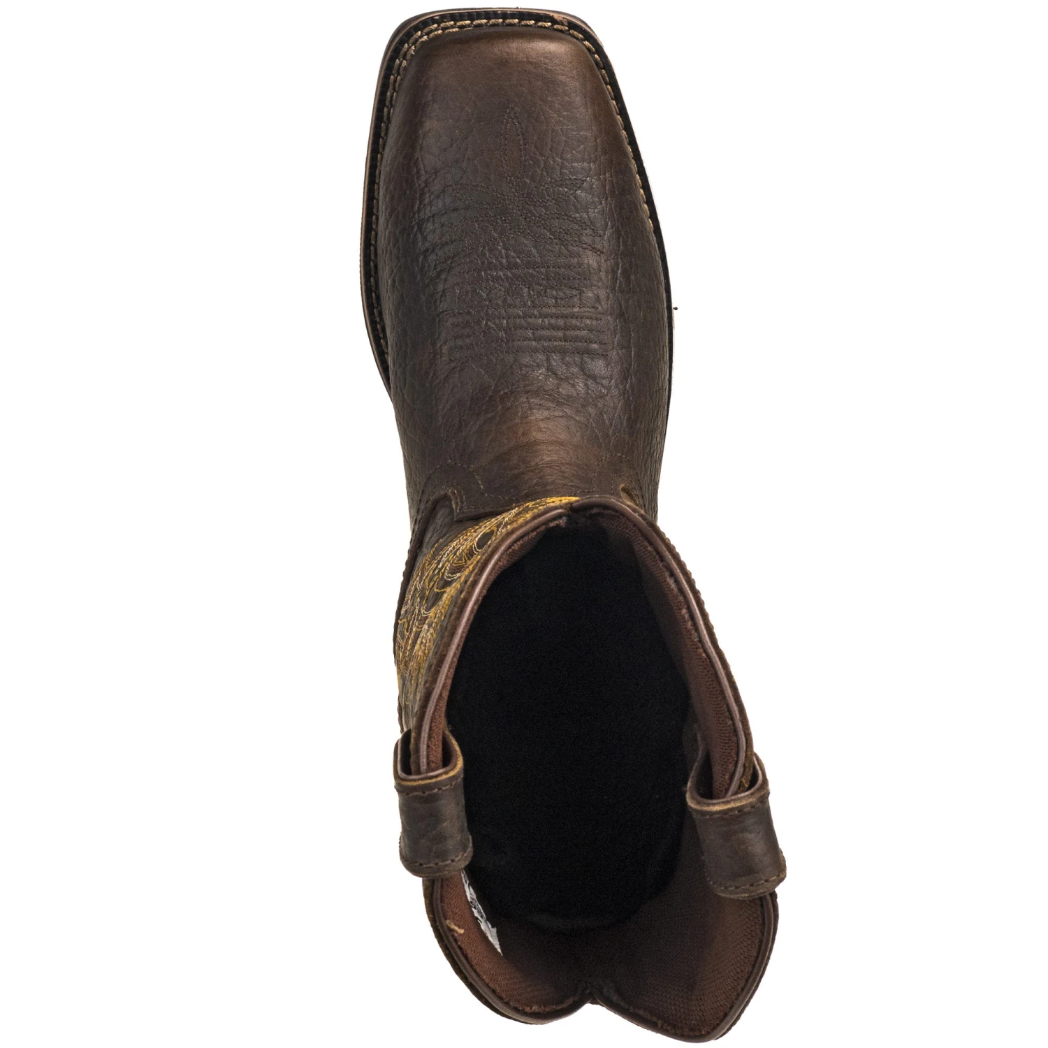 Justin Boots: Brown GR9050 Men's Waterproof George Strait Fireman Cowboy Boots 3 Justin Boots: Brown GR9050 Men's Waterproof George Strait Fireman Cowboy Boots - Image 2