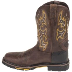 Justin Boots: Men's SE4624 Rustic Barnwood Hybred EH Cowboy Boots 13 Justin Boots: Men's SE4624 Rustic Barnwood Hybred EH Cowboy Boots -BootHaven Store justin wk4624 i 01